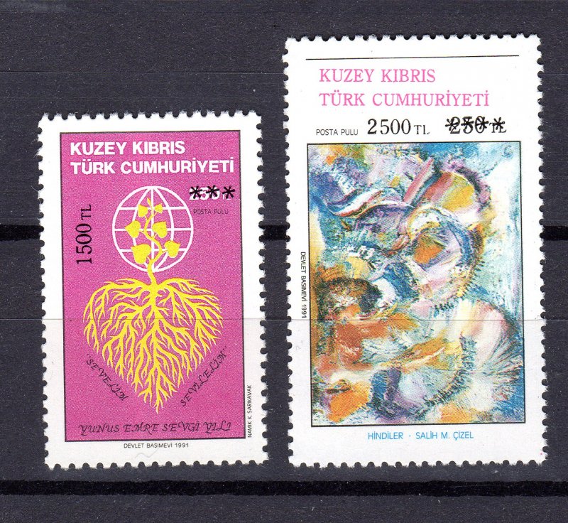TURKISH CYPRUS 1994 COMPLETE YEAR MNH
