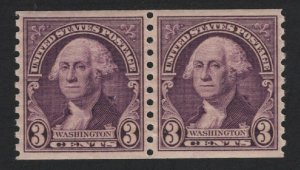 United States MINT Scott Number 721 COIL PAIR  MNH  VF  -  BARNEYS