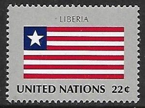 United Nations - N.Y. # 458 - Flag of Liberia - MNH.....{AL55}