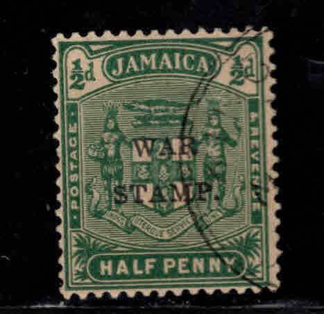 JAMAICA War Tax Stamp, Scott MR4 Used