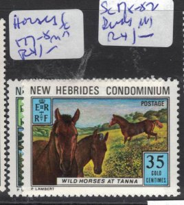 New Hebrides Horses SC 177-8 MOG (1few)