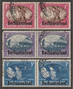 137-139,used Bechuanaland Protectorate