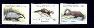 LUXEMBOURG #953-955  1996  ANIMALS     MINT  VF NH  O.G