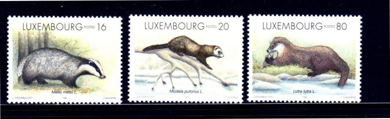 LUXEMBOURG #953-955  1996  ANIMALS     MINT  VF NH  O.G