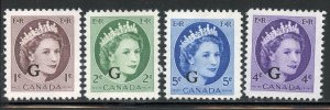 Canada # O40-4, Mint Hinge Remain.