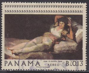 Panama 481f Clothed Maja by: Francisco José de Goya 1967