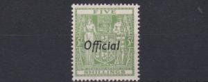 NEW ZEALAND  1936 - 61     S G  0133B    5/-  GREEN    MH