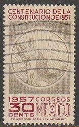 MEXICO 901, 30¢ Centenary of the Constitution. Used. (1109)