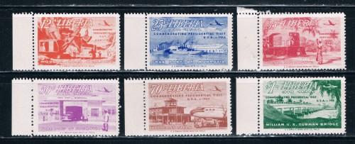 Liberia #C82-87 MLH Set Presidential Visit  (L0001)