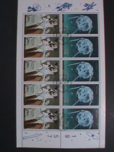 ​KOREA-1987-SC#2657-8 SPUTNIK I & LAIKA,THE FIRST DOG  IN SPACE -VF CTO- SHEEE