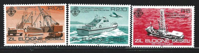 Seychelles Zil Elwannyen Sesel  mnh sc 33 - 35