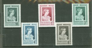 Belgium #B498-502  Single (Complete Set)