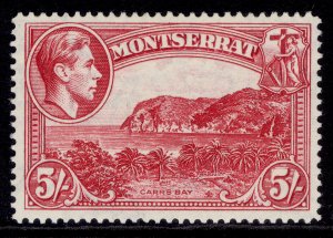 MONTSERRAT GVI SG110a, 5s rose-carmine, M MINT. Cat £30.