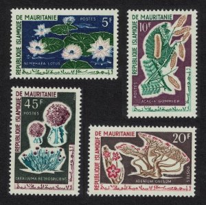 Mauritania Flowers 4v 1965 MNH SG#203-206 MI#242-245