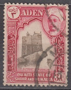 Aden Quaiti State of Shihr & Mukalla Scott #7 1942 Used