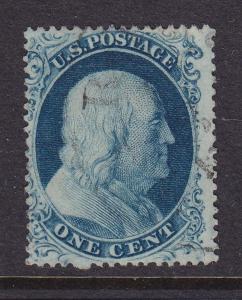 22 F-VF Type llla neat light cancel with nice color cv $ 500 ! see pic !