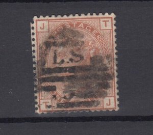 GB QV 1880 1/- Orange Brown SG151 Fine Used BP9691