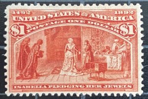 US Stamps-SC# 241 - MRG - Regum  - Very Fresh - SCV = $500.00