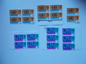 GB Wholesale Offer 1965 United Nations Ord SG 681-2 x 10 Sets U/M with FREE p&p