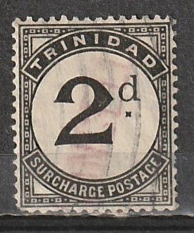 J2 Trinidad & Tobago Postage Due Used