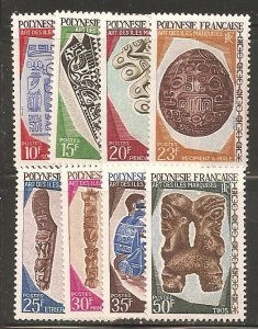 French Polynesia SC 233-40 Mint, Never Hinged