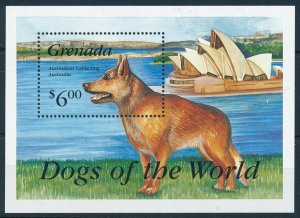 [109194] Grenada 1993 Dogs Australian Cattle Dog Souvenir Sheet MNH