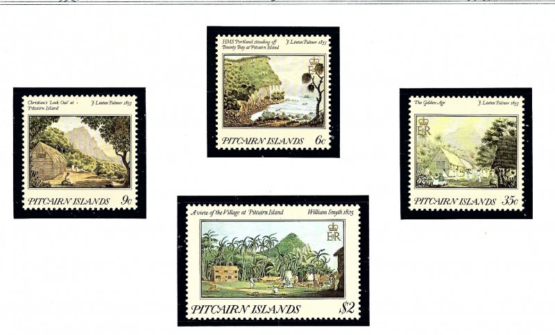 Pitcairn Is 249-52 MNH 1985 Paintings          (KA)