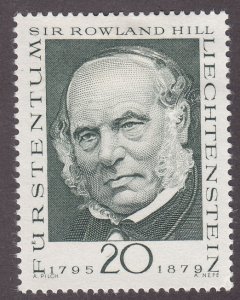 Liechtenstein 447 Sir Rowland Hill 1968