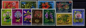 Sierra Leone 300-05/C37-41 MNH Flowers/Churchill SCV25.85