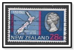 New Zealand #434 Captain Cook Bicentennial Used