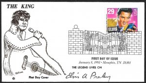 UNITED STATES FDC 29¢ Elvis 1993 GSiitoore