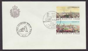 San Marino 1141-1142 Copenhagen 1987 U/A FDC