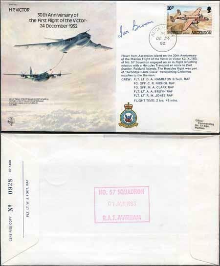 B43c 30th Anniv of the 1st Flight of the Victor Signed by AM Sir Ivor Broom (D)