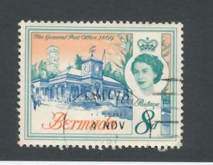 Bermuda 1962/65 - Scott 181 used - 8d, General Post office