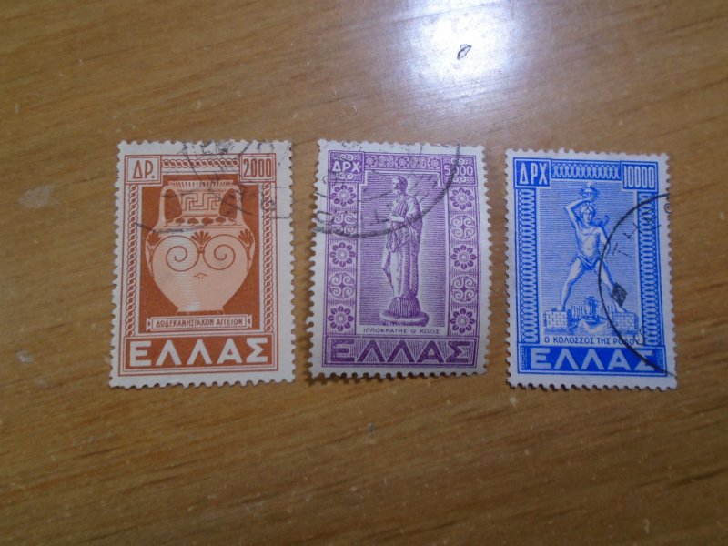 Greece  #  520-22  used