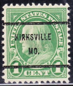 Precancel - Kirksville, MO PSS 632-61 - Better Bureau Issue