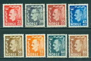 Norway #310-317  Mixed M&U VF VLH  CV $54.25   #311 Used