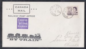 Canada - Apr 1967 Montreal & Toronto RPO Cover