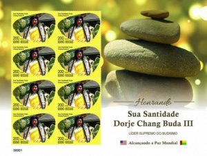 Guinea-Bissau - 2020 Dorje Chang Buddha III - 8 Stamp Sheet - GB200412c