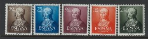 Spain Scott 781-785 MNH! Complete Set!
