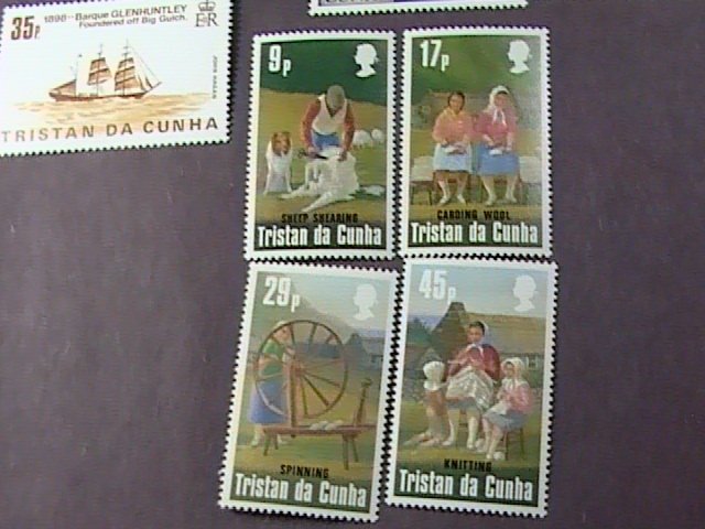 TRISTAN da CUNHA # 360-370-MINT/NEVER HINGED-3 COMPLETE SETS---1984-85