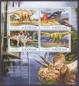 2015 Togo 6759-6762KL Dinosaurs 16,00 €