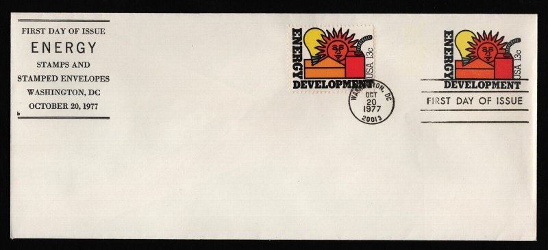 #U584 & U585 13c Energy Issue-Combo, Unknown #10 FDC **ANY 5=FREE SHIPPING**