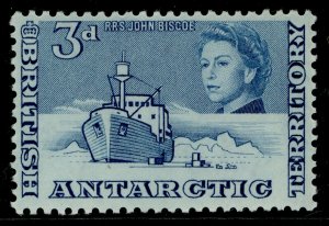 BRITISH ANTARCTIC TERRITORY QEII SG6, 3d deep blue, LH MINT.