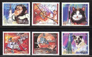 Comoro Islands Scott 783-88 Unused HOG - 1992 Space Achievements - SCV $21.60