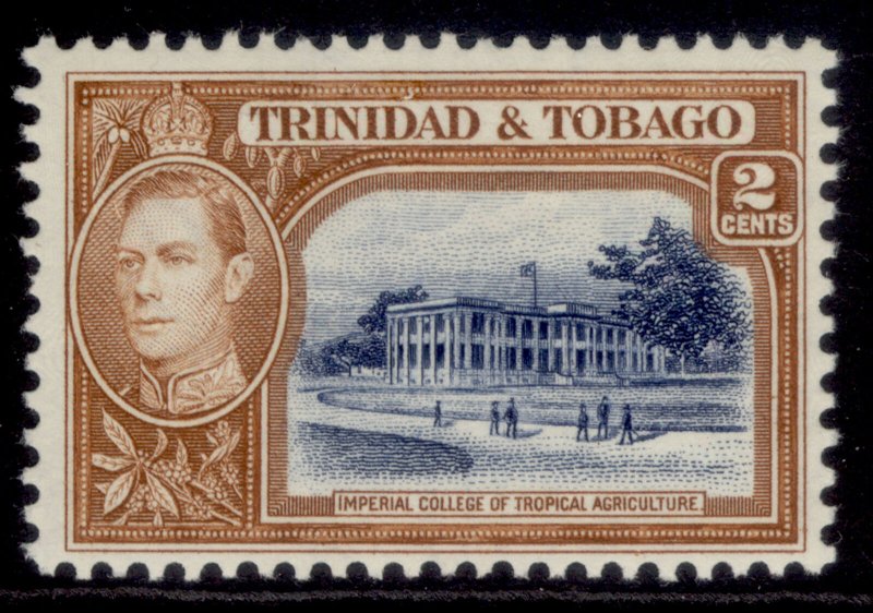 TRINIDAD & TOBAGO GVI SG247, 2c blue & yellow-brown, M MINT. 