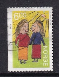 Norway #1416  used  2004  Christmas   UNICEF  6k