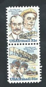 SC# C91-92 - Wright Brothers - vertical pair - MNH
