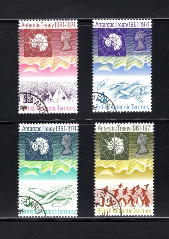 British Antarctic Territory #39-42, VF, Used, CV $25.50  ..... 0790005