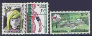 Belgium B963-5 MNH Medicine, Architecture, Child Protection